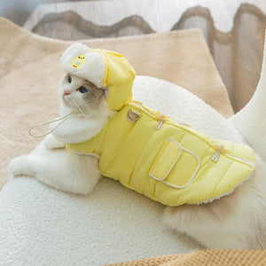 Thickened Cotton-padded Clothes Anti-lint for Pets