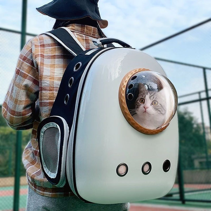 Discover the Plus-sized Space Capsule Pet Backpack