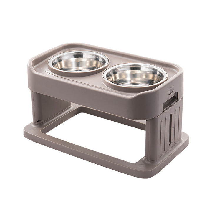 Elevate Your Pet's Dining Experience with New Lifting Stainless Steel Pet Tableware
