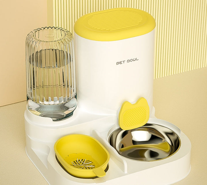 Enhance Your Pet's Mealtime with the Automatic Integrated Pet Feeding Set