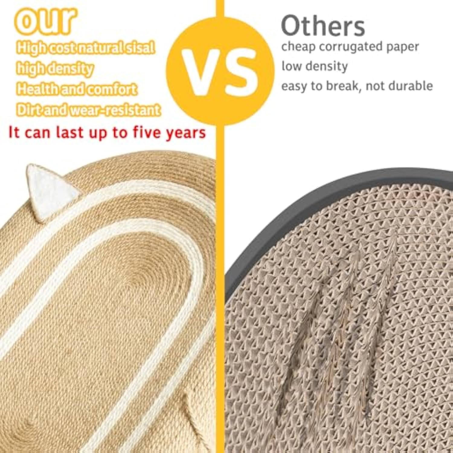 Cat Scratcher Bed 3 In 1 Sisal Cat