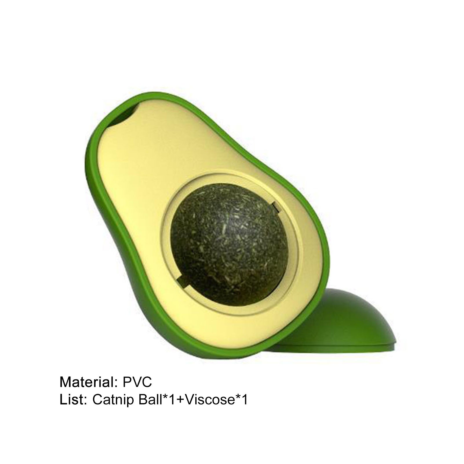 Cute Avocado Catnip Toys Cat Teeth Cleaning Toy