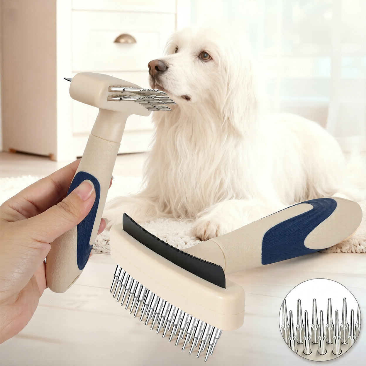 Brush For Removing Loose And Dead Hair