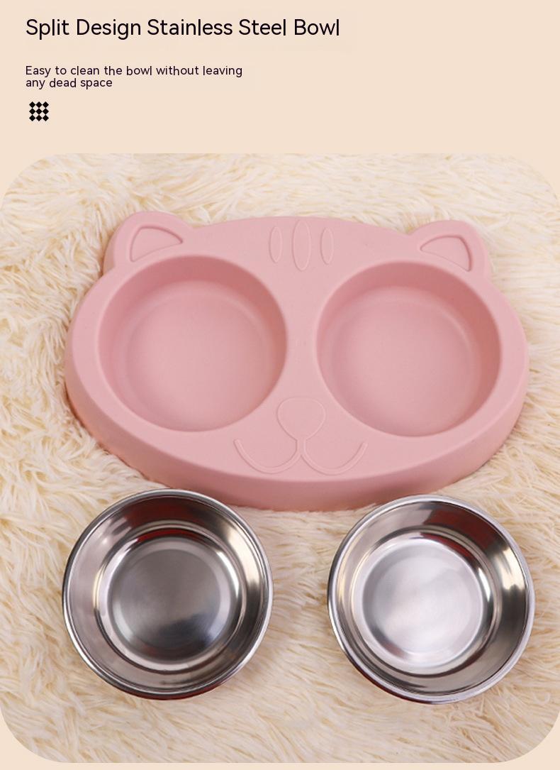 Cat Bowl Drinking Water Feeding Basin