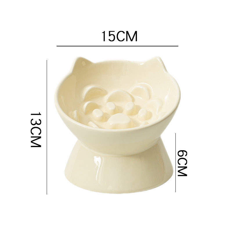 Ceramic Slow Feeding Bowl