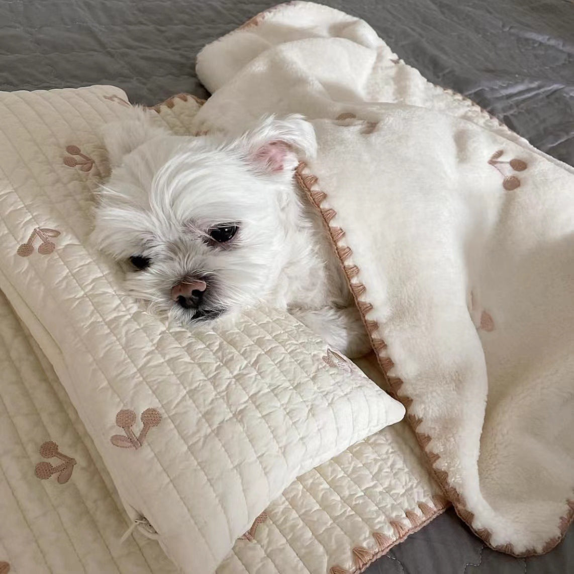 Square Mat Removable And Washable Dog Bed