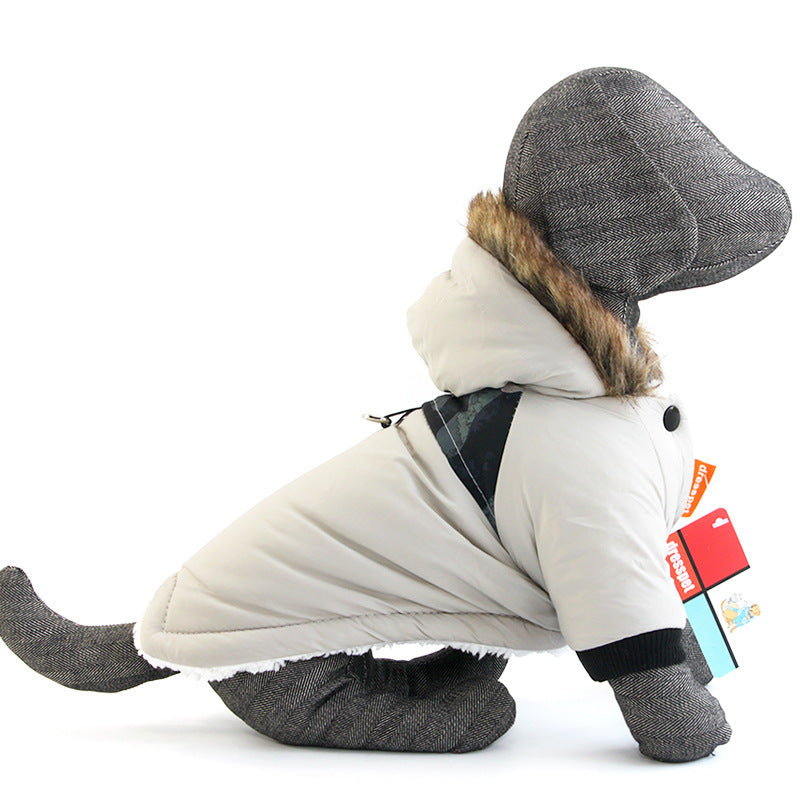 Pet Warm Coat  Rope Clothes