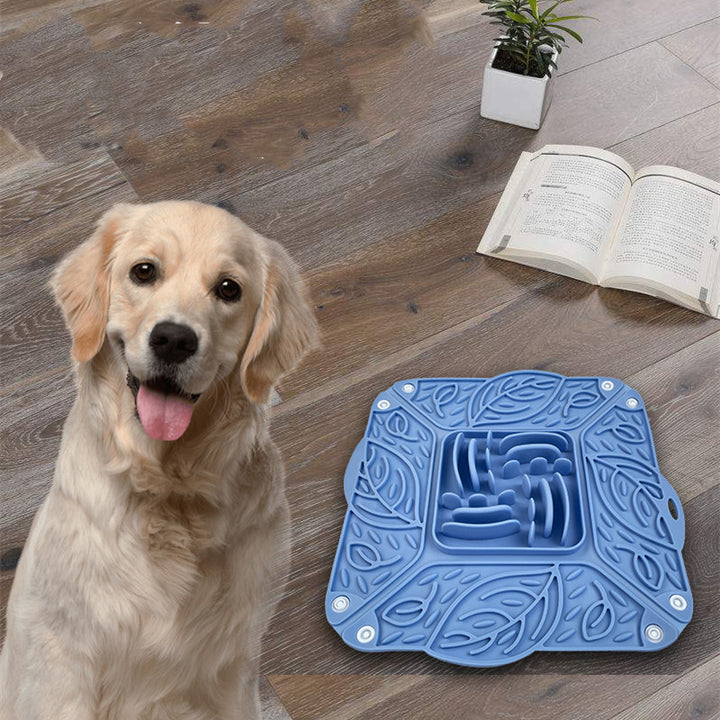 Foldable Slow Food Mat Feeding Bowl
