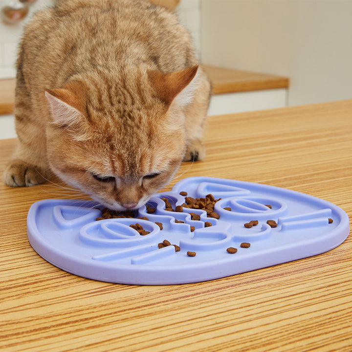 Tongue licking double-sided bowl