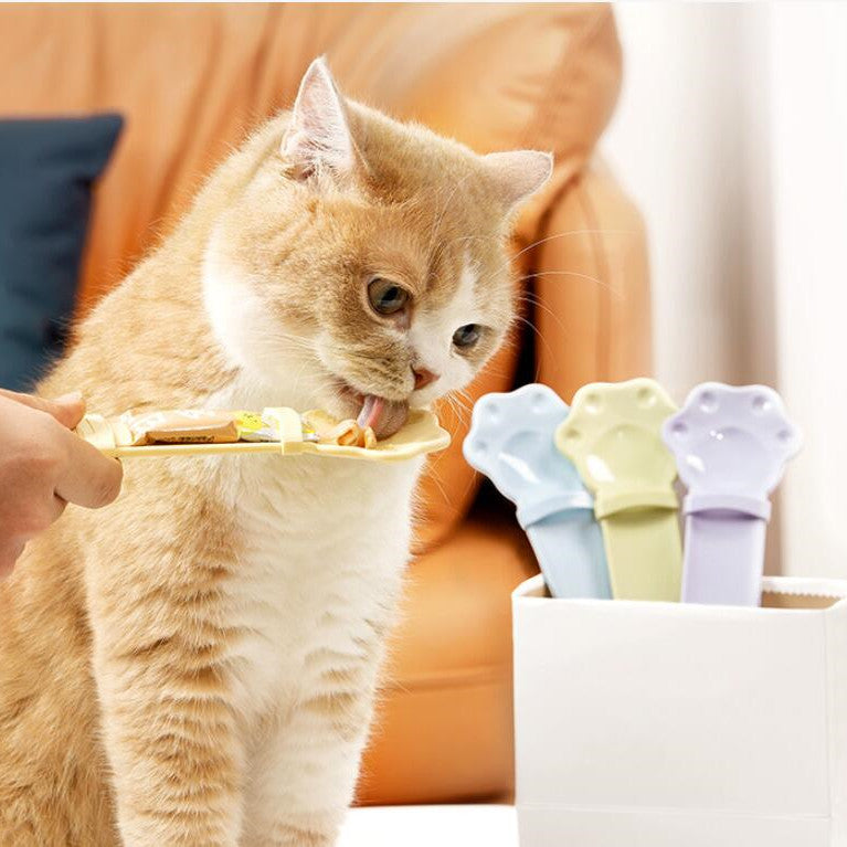 Cat Strip Squeezing Machine Spoon Feeder