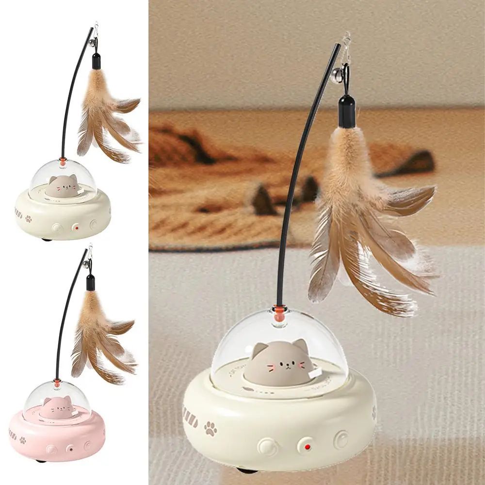 Interactive Toy Pet Toys With Feather