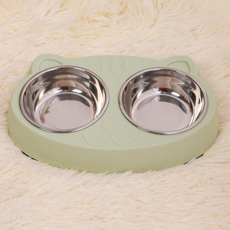Cat Bowl Drinking Water Feeding Basin