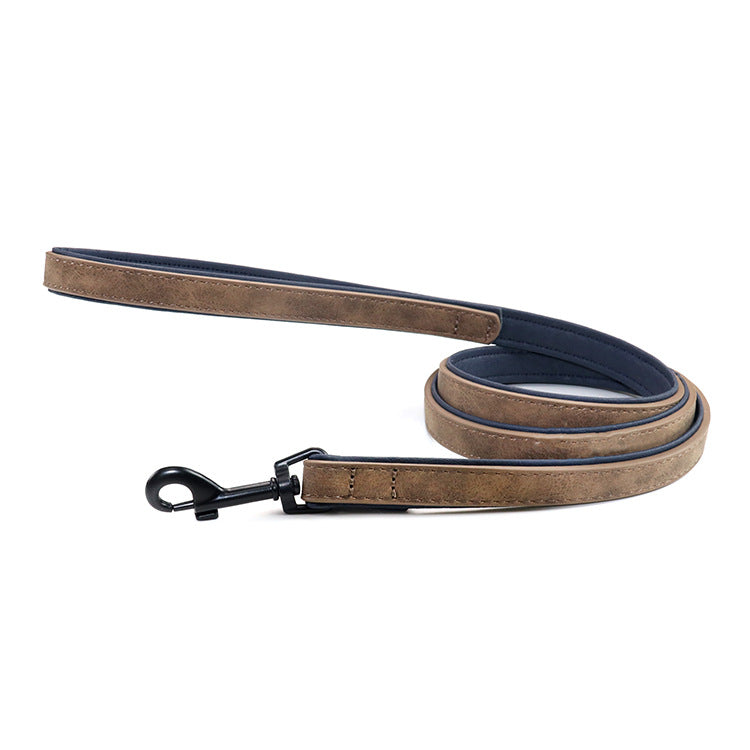 Pet Dog Leash Pull-resistant Leather