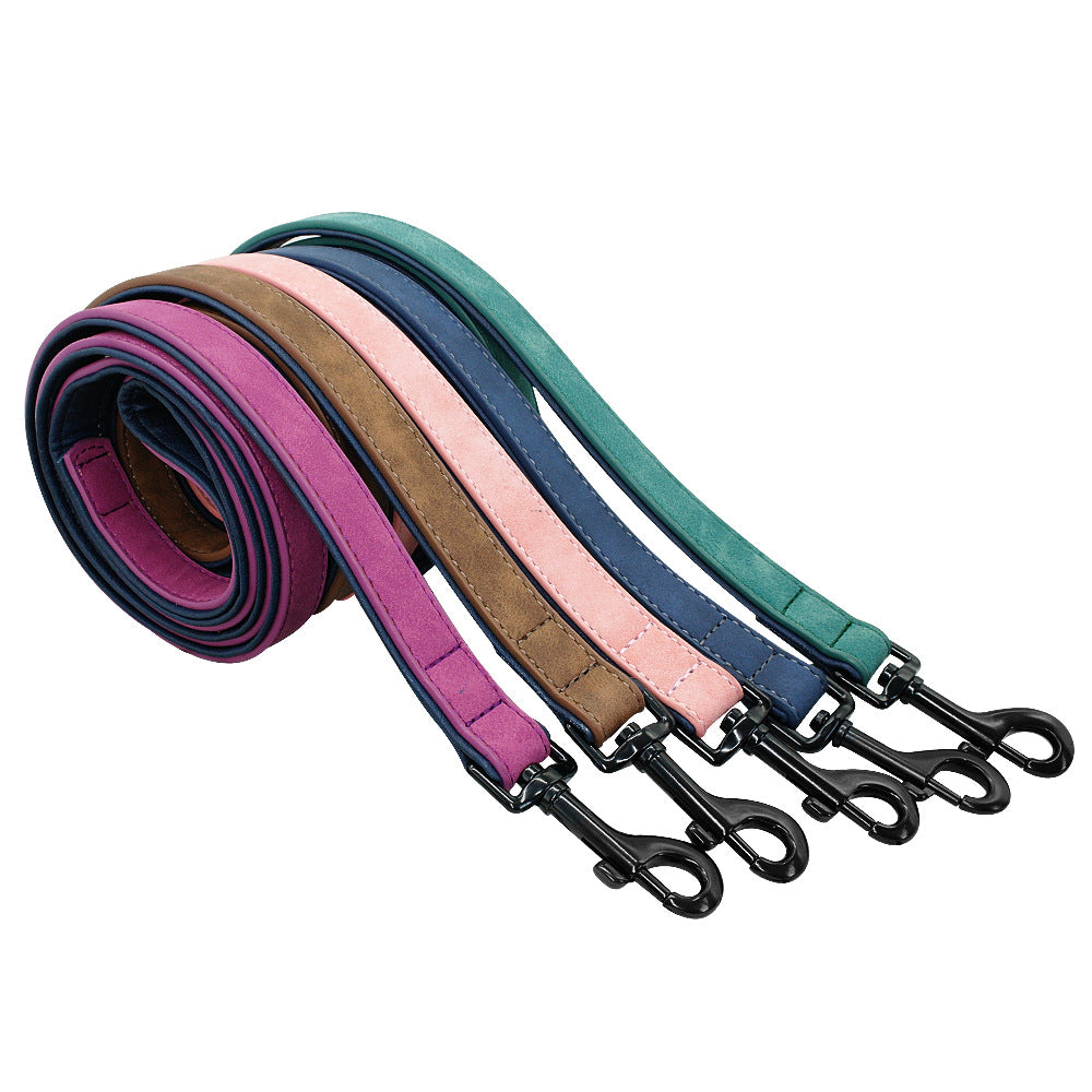 Pet Dog Leash Pull-resistant Leather