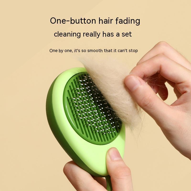 Avocado Shaped Dog Grooming Tool Pet Combs
