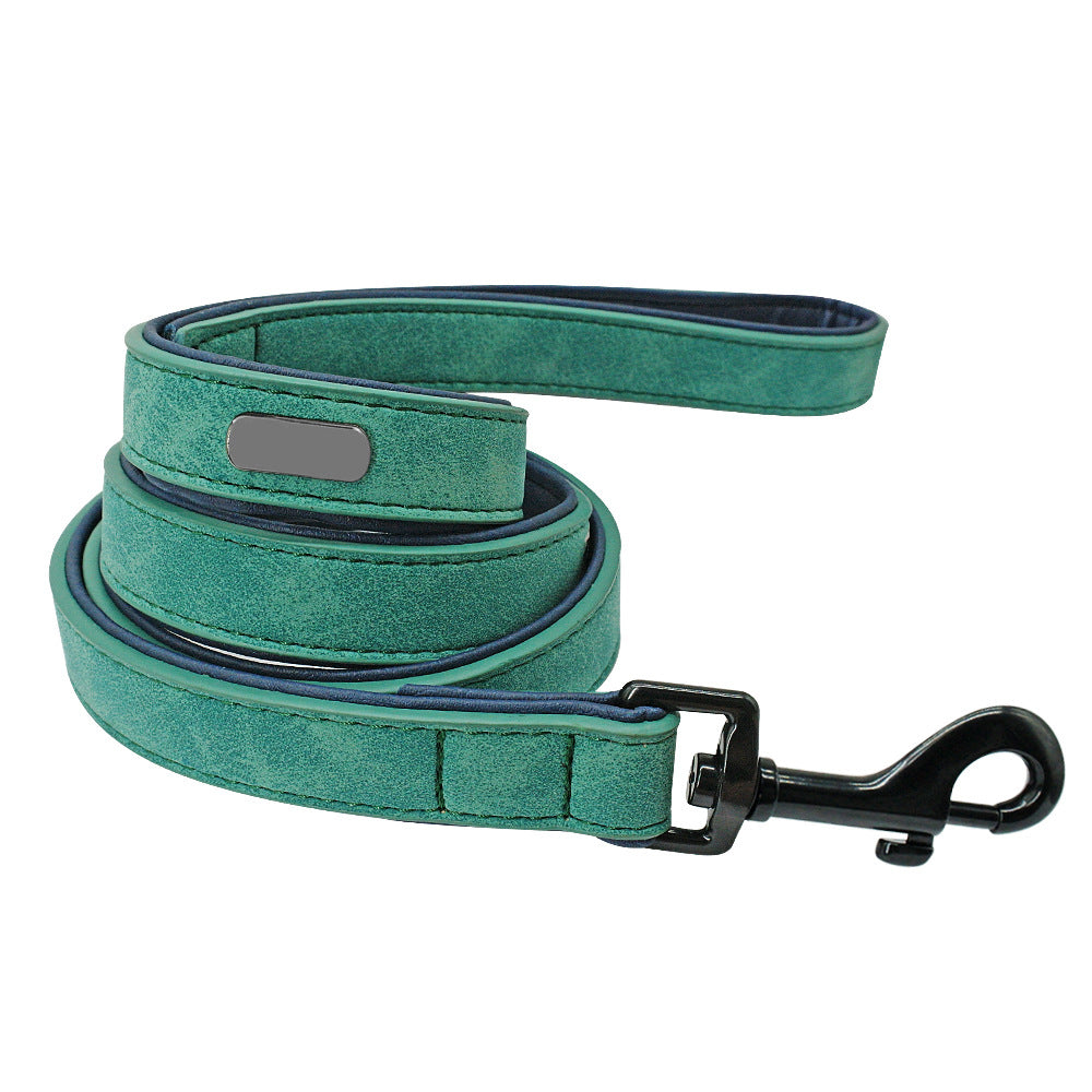 Pet Dog Leash Pull-resistant Leather