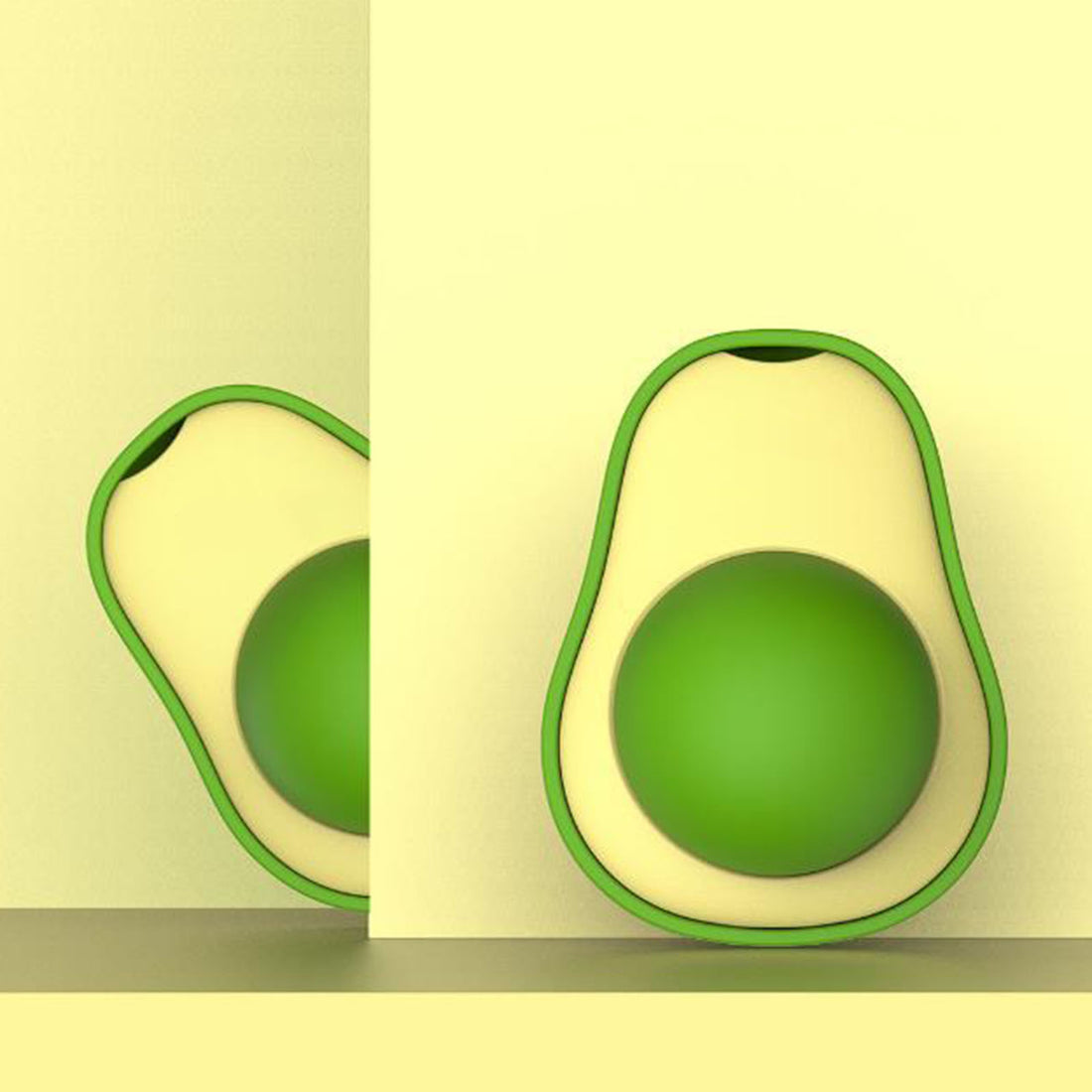 Cute Avocado Catnip Toys Cat Teeth Cleaning Toy