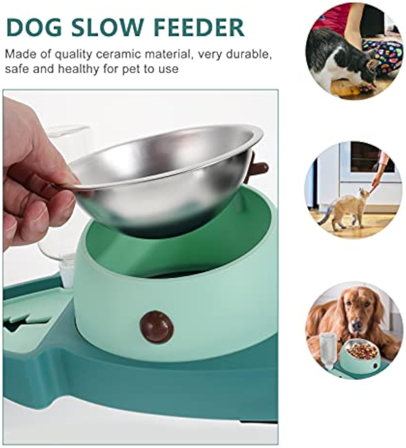 Pet Bowl Pet Feeding Bowl Slow Feeding