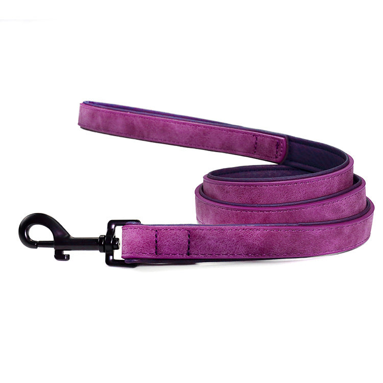 Pet Dog Leash Pull-resistant Leather