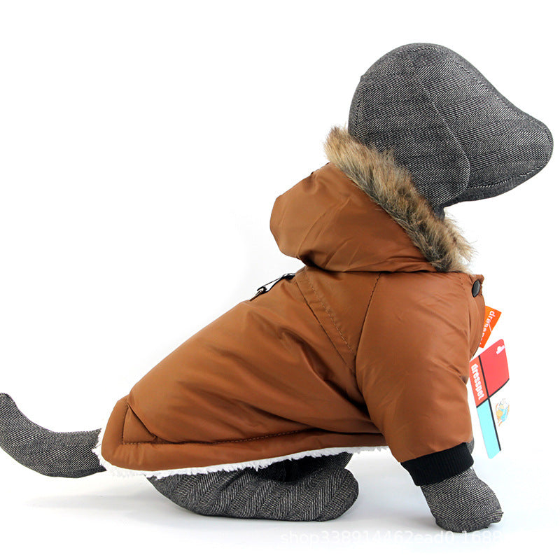 Pet Warm Coat  Rope Clothes