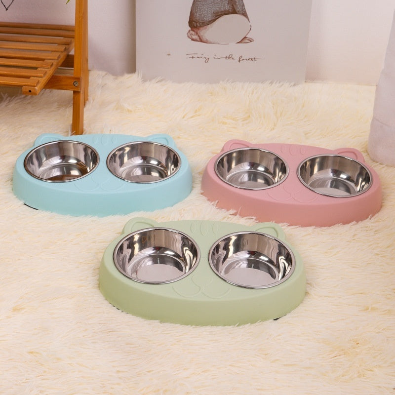 Cat Bowl Drinking Water Feeding Basin
