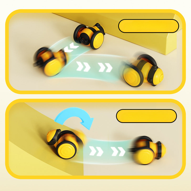 Electric Cat Car Toy Cute Bee Running Toys