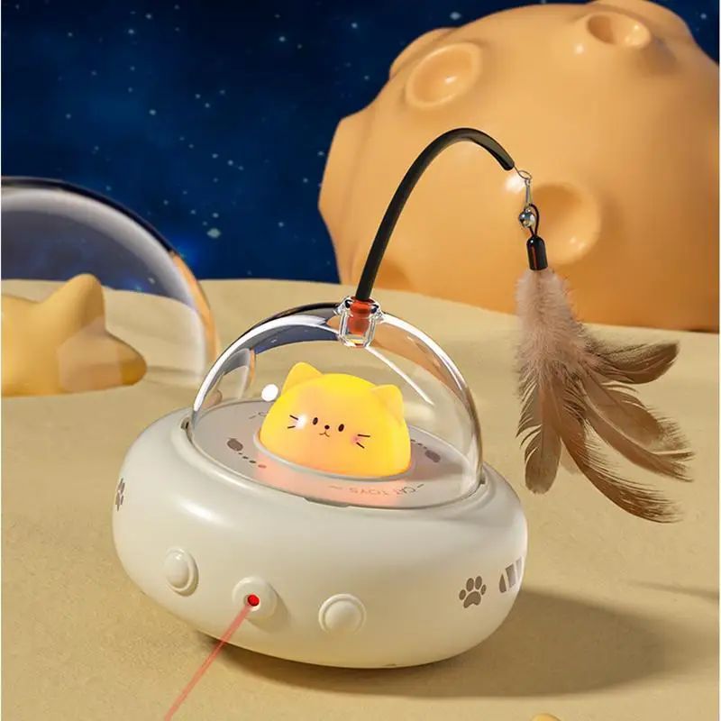 Interactive Toy Pet Toys With Feather