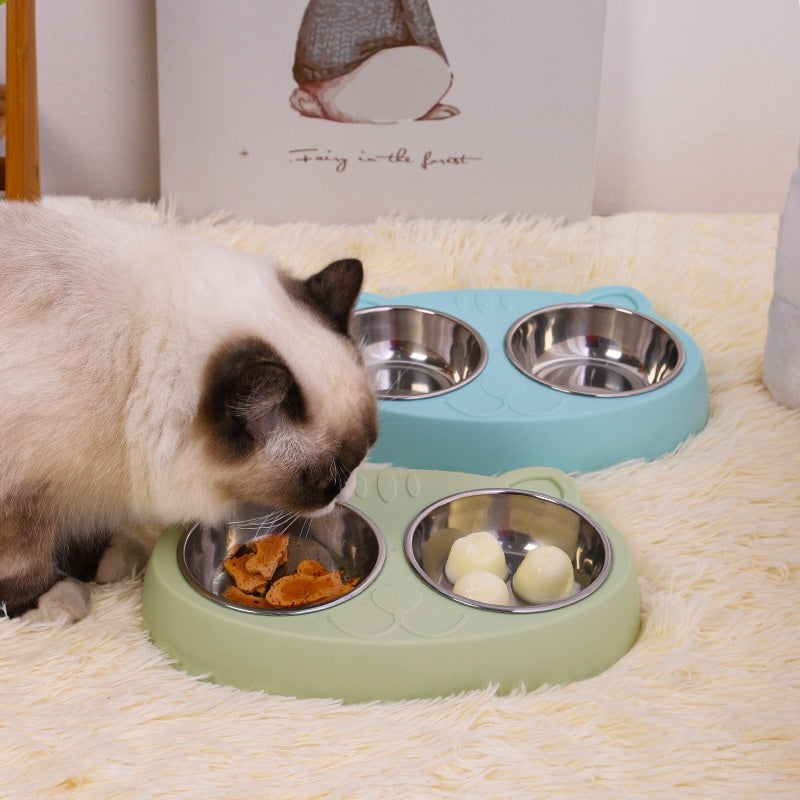 Cat Bowl Drinking Water Feeding Basin
