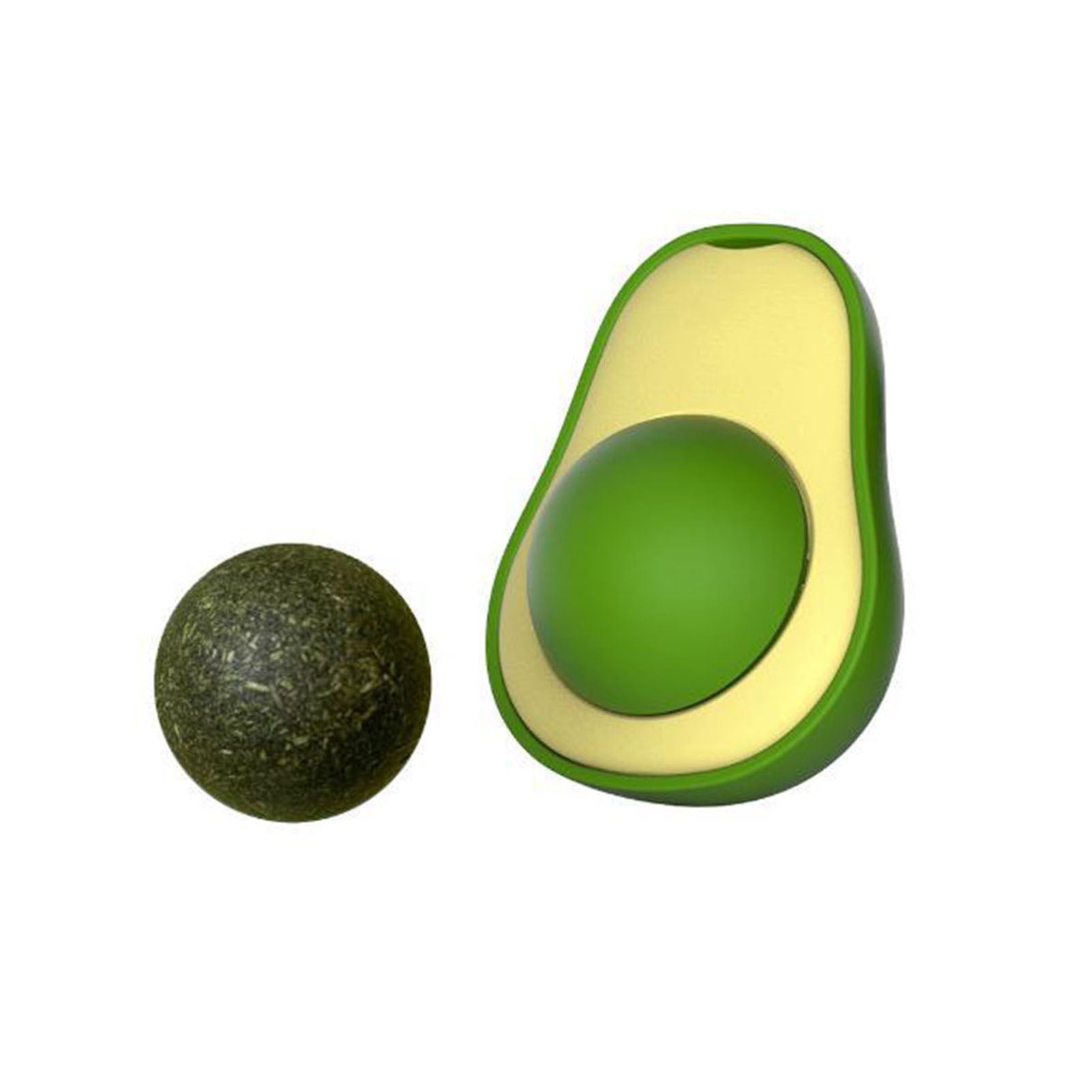 Cute Avocado Catnip Toys Cat Teeth Cleaning Toy